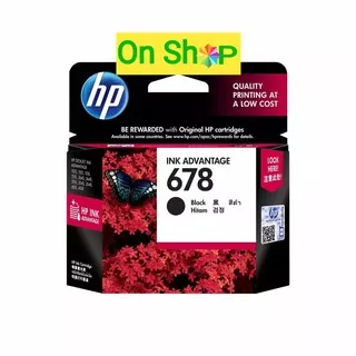 Cartridge HP Ink 678 Black/ Tinta Hp 678 Hitam Original