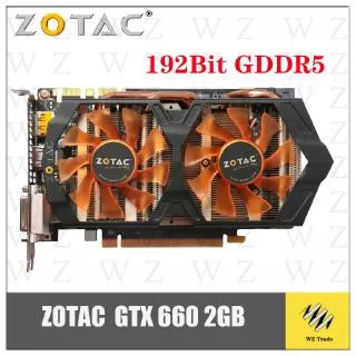 100% Original ZOTAC GeForce GTX 550ti 650 650TI 660 750TI 760  2GB GPU 192Bit GDDR5 Graphics Cards