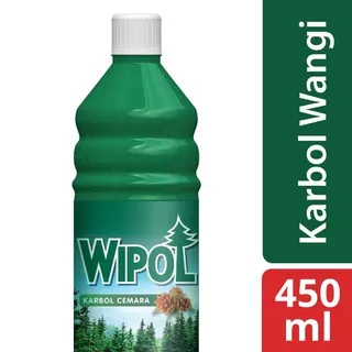 Wipol Karbol Pembersih Lantai Classic Pine Botol Kecil 450 ml