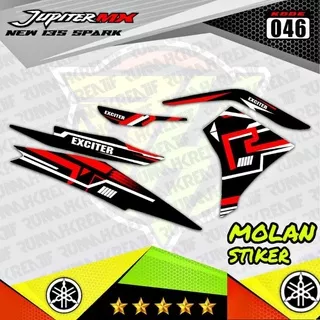 Decal Sticker Striping Variasi Jupiter Mx 135 New 2011-2016 - Jupiter Mx 135 New 5Speed - Jupiter Mx 2011 Keatas - NJMX | Yamaha Spark 135/Yamaha Exciter R 135/Yamaha LC 135/Yamaha Sniper 135/Yamaha CryptonX 135 |?