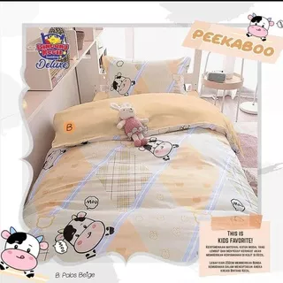 Sprei Katun Lokal Premium / Sprei Peekaboo by Bintang kecil / Sprei Karakter Anak / Sprei Anak Perempuan / Sprei Anak Cewe / Sprei Karakter Anak Cewek / Sprei Homemade / Sprei Tarbaru