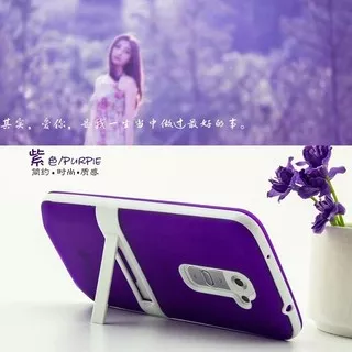 LG G2 - Softcase Slim Stand Case Ultra Thin Case Casing Cover Karet silikon