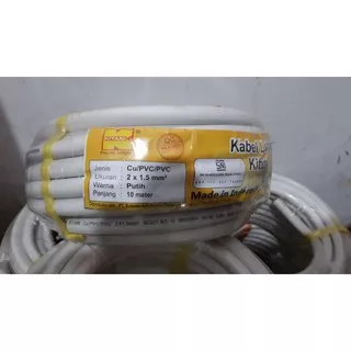 Kabel NYM 2 x 1,5 mm 10meter kitani SNI Tembaga Murni