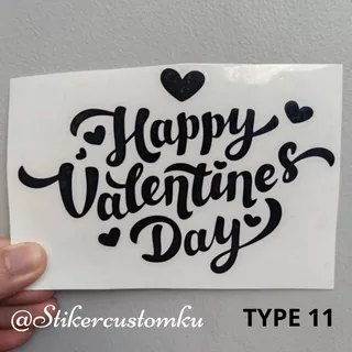 Stiker Happy Valentine Day Sticker Cutting TYPE 11