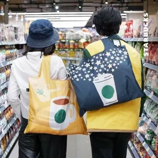 Tas bag Starbucks LOQI reusable bag we