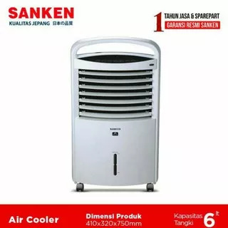 SANKEN SAC55 Air Cooler Sanken SAC-55 Kipas Angin Penyejuk Udara Desk Fan Pendingin Udara 6L Low Wat