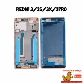 FRAME TULANG TENGAH TATAKAN DUDUKAN LCD XIAOMI REDMI 3 / 3S / 3X / 3 PRO ORIGINAL