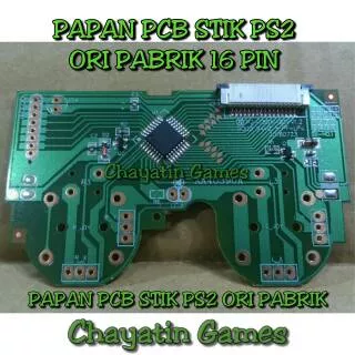 PAPAN PCB STIK PS2 ORI PABRIK MODEL BARU 16 PIN ( ELITE - TEKKEN - TKT DAN LAINNYA )