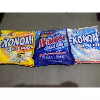 sabun cream ekonomi E 900 K 455gr / sabun krim wings biru wb 900 455gr / sabun krim ekonomi 455gr