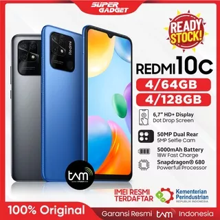 Redmi 10C 4/64 4/128 4GB 64GB 128GB RAM 4 ROM 64 128 GB HP Smartphone Android