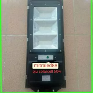 Lampu Jalan PJU Led Solar Cell 60w/60watt Lampu PJU panel Tenaga surya led SMD All in 1