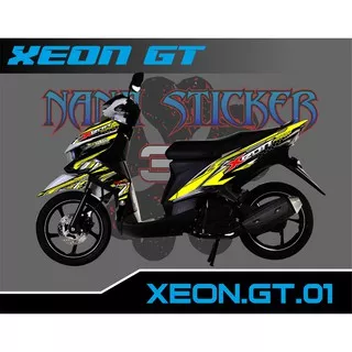 Striping XEON GT 125 - Stiker XEON GT List Variasi Motor STICKER XEON GT CODE 01