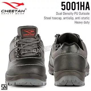 Cheetah 5101HA Sepatu Safety Shoes 5101 Comfy Heavy Duty Hitam Black