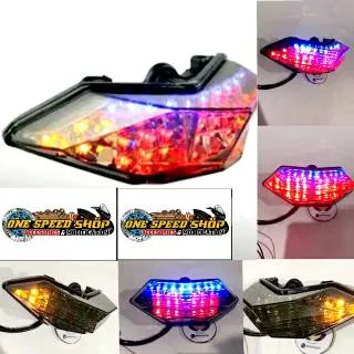 Lampu stop ninja 250 fi injeksi stop led belakang ninja 250 new plus sen stoplamp