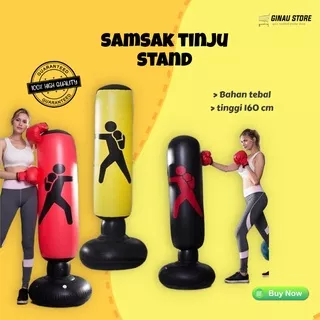 Samsak Tinju Stand Berdiri / Alat Latihan Tinju Punch Boxing MMA Muaythai Bela Diri Karate
