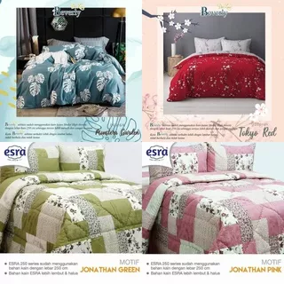 Bed Cover Set Sprei 120x200 BC 160x220 Katun Star Esra Homemade