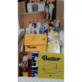 SPECIAL GIFT BOX BTS BUTTER HANDUK BORDIR DAN BANYAK FREEBIES