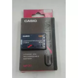 Baterai/Battery Casio NP-20/NP20 for Casio BC-11L