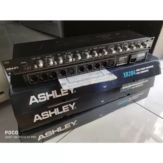 Crossover Aktif Ashley XR204 4Way Double Subwoofer Original Double Subwoofer Cross Aktif Ashley