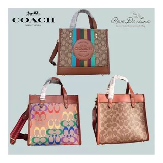 COACH C3866 C5412 C5637 Coach Field Tote 22 women`s Small Tote Bag