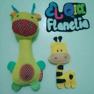 Boneka flanel karakter