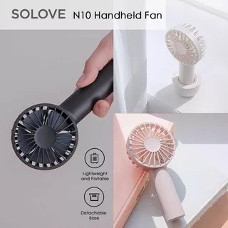 Premium Quality SOLOVE Kipas Angin Genggam Handheld Mini Fan USB 4500mAh - N10