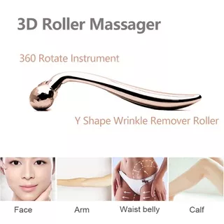 3D Roller Massager Facial  Full Body Massager Lifting Skin Handheld Y Shape Wrinkle Remover Facial Beauty Care Massage Tools