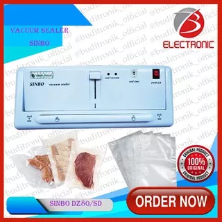 SINBO DZ-280/SD Vacuum Sealer Makanan Free Plastik 100 Lembar