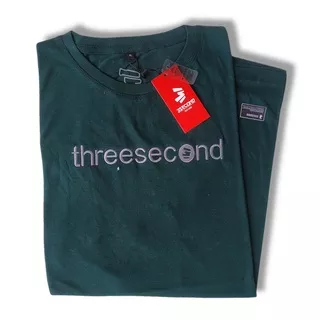 Baju T-shirt Kaos Distro Pria 3second Threesecond Three Second Thresecond 3scond 3sco Lengan Tangan Pendek Cowok Original Terbaru Murah