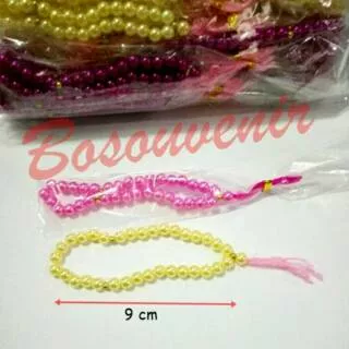 SOUVENIR TASBIH MUTIARA MANIK SOUVENIR TASBIH MURAH SOUVENIR PERNIKAHAN ULANG TAHUN KHITANAN