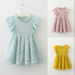 Brukat premium dress/brukat anak/baju bayi brukat/dress anak/dress bayi/baju import/rok anak