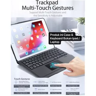 Sarung Keyboard T207 Ipad Pro 11 inch 2020 Keyboard Case Wireless + Touchpad