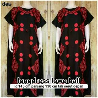 Daster Jumbo Longdress Lowo Kelelawar Hitam Manis Jumbo Bangkok Bali