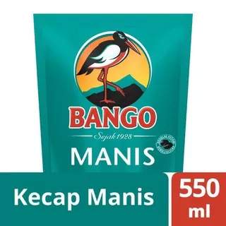 Bango Kecap Manis 550 Ml - Soy Sauce, Kecap Manis Refill, Kecap Manis Pouch - KECAP MANIS - BANGO