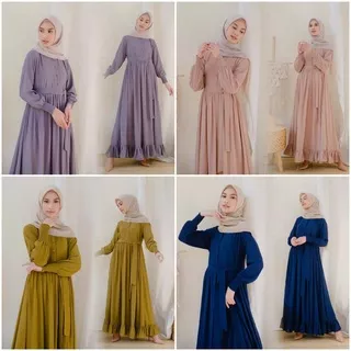 MARWAH DRESS/ Grosir Gamis Hijab Dress Murah Wanita Muslim Terbaru