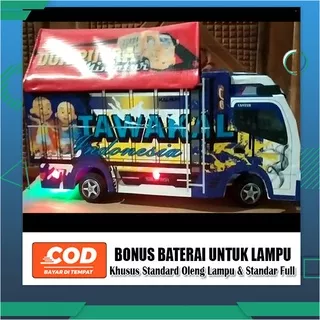 Truk Oleng Miniatur Truk Oleng Truk Oleng Miniatur Kayu Mobil Truk Oleng