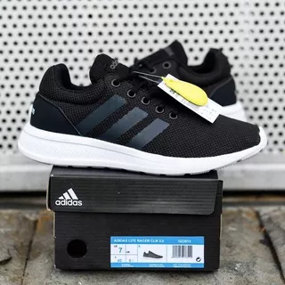 Sepatu ADIDAS LITE RACER CLN FULL BLACK ORIGINAL,Sepatu Pria original,Sepatu Wanita Original,Sepatu Hitam,Sepatu Hitam Polos,Sepatu sekolah,Sepatu sekolah Hitam