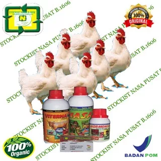 Paket Vitamin Organik Ternak Ayam Pedaging Dan Bebek Pedaging / Agen Nasa Resmi