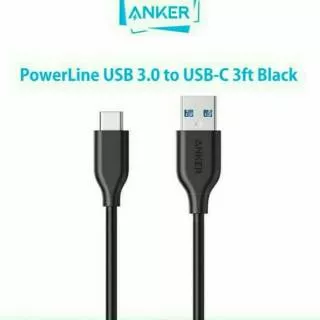 Kabel Data ANKER PowerLine USB 3.0 TYPE C 3FT 0.9M USB-C Speed