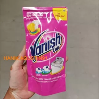 Vanish Cair Pink - Pouch 150 ml (Penghilang Noda pada Pakaian)
