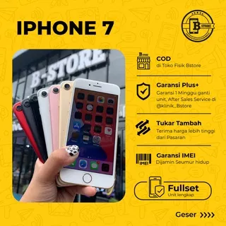 iPhone 7 128 GB - Fullset - Apple 128GB - COD Jakarta
