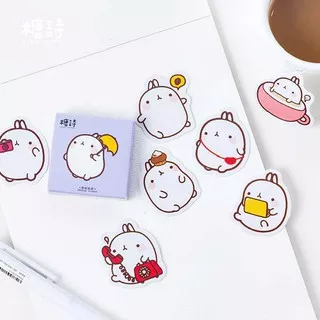 STICKER DECO KELINCI MOLANG-STIKER SCRAPBOOK-DIARY-JOURNAL DIY LOVERSTUFF