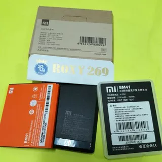 Batre Baaterai HP XiaoMi RedMi 1s BM41 2050mAh + Dekstop Ori RedMi 1 BM41 RedMi1s Original