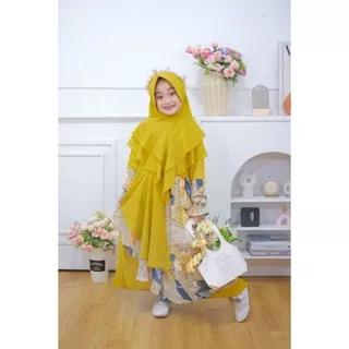 GAMIS ANAK PEREMPUAN / GAMIS QUEEN BAHAN CERUTY BABYDOLL ARMANY