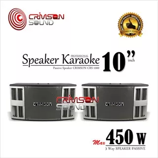 SPEAKER KARAOKE 10 inch Crimson CRS-1000