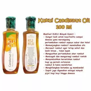 MINYAK KEMIRI KUKUI 100 ML / KUKUI CADLENUT OIL 100 ML