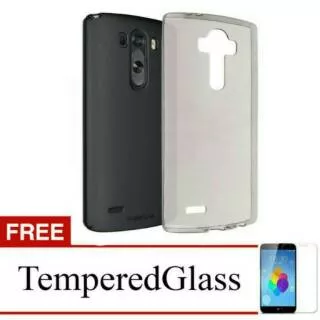 Case for LG G2-5.2 -abu abu + gratis tempered glass-ultra thin soft case