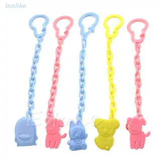 INN 1pc Cute Baby Infant kids Dummy Pacifier Soother Chain Clips Holder Toddler Toy