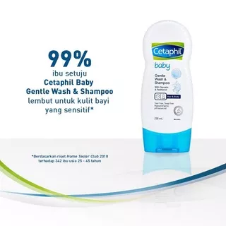 CETAPHIL Baby Gentle Wash & Shampoo 230ml with glycerin & panthenol / shampo bayi