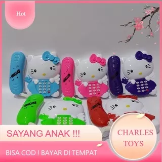 MAINAN ANAK TELEPON HELLO KITTY MUSIC MAINAN TELEPON MAINAN ANAK PEREMPUAN MURAH MERIAH GROSIR